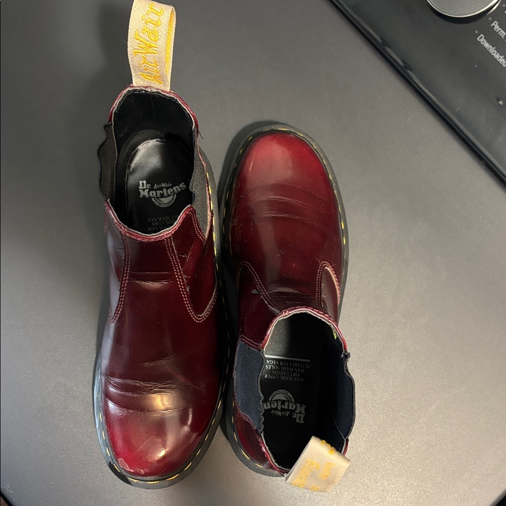 Dr. Martens Cherry Red Chelsea Boots